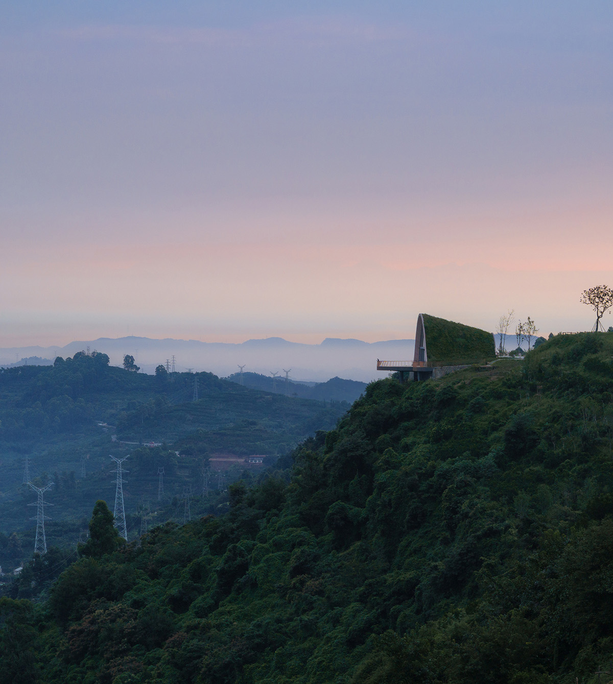 MVRDV creates a hill-shaped pavilion blending nature and architecture in Chengdu