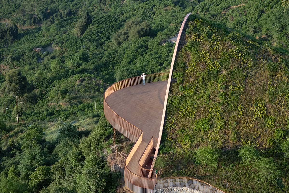 MVRDV creates a hill-shaped pavilion blending nature and architecture in Chengdu