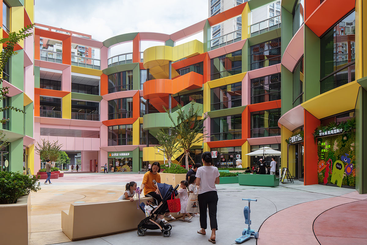 MVRDV transforms old mixed-use tower into a vibrant and colourful women and children’s centre
