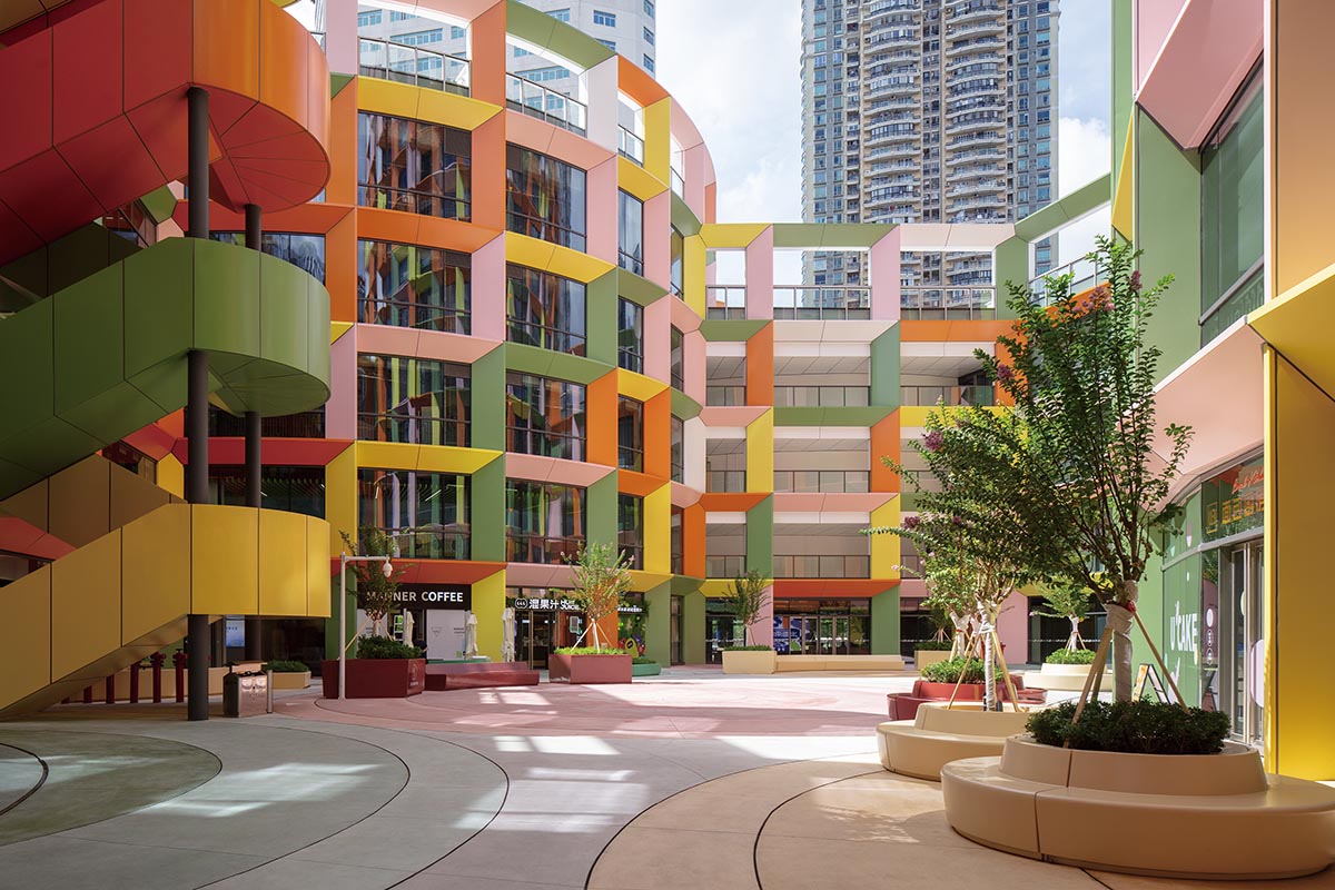 MVRDV transforms old mixed-use tower into a vibrant and colourful women and children’s centre