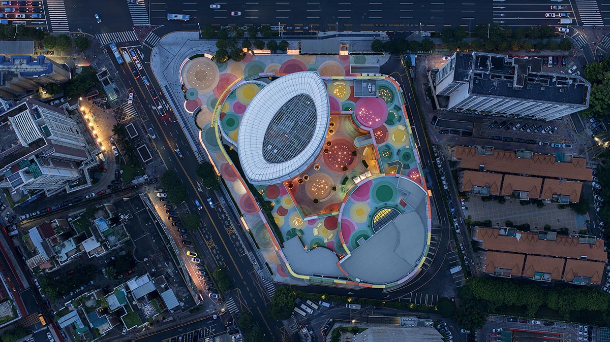 MVRDV transforms old mixed-use tower into a vibrant and colourful women and children’s centre