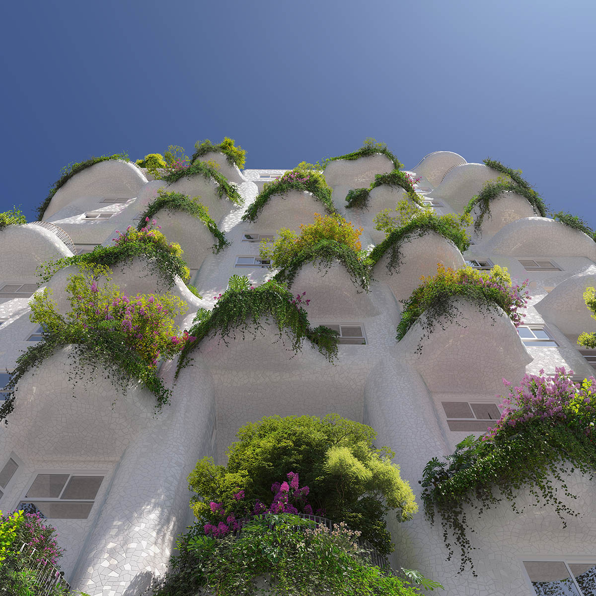 MVRDV wraps residential tower in Taiwan with shimmeric ceramic