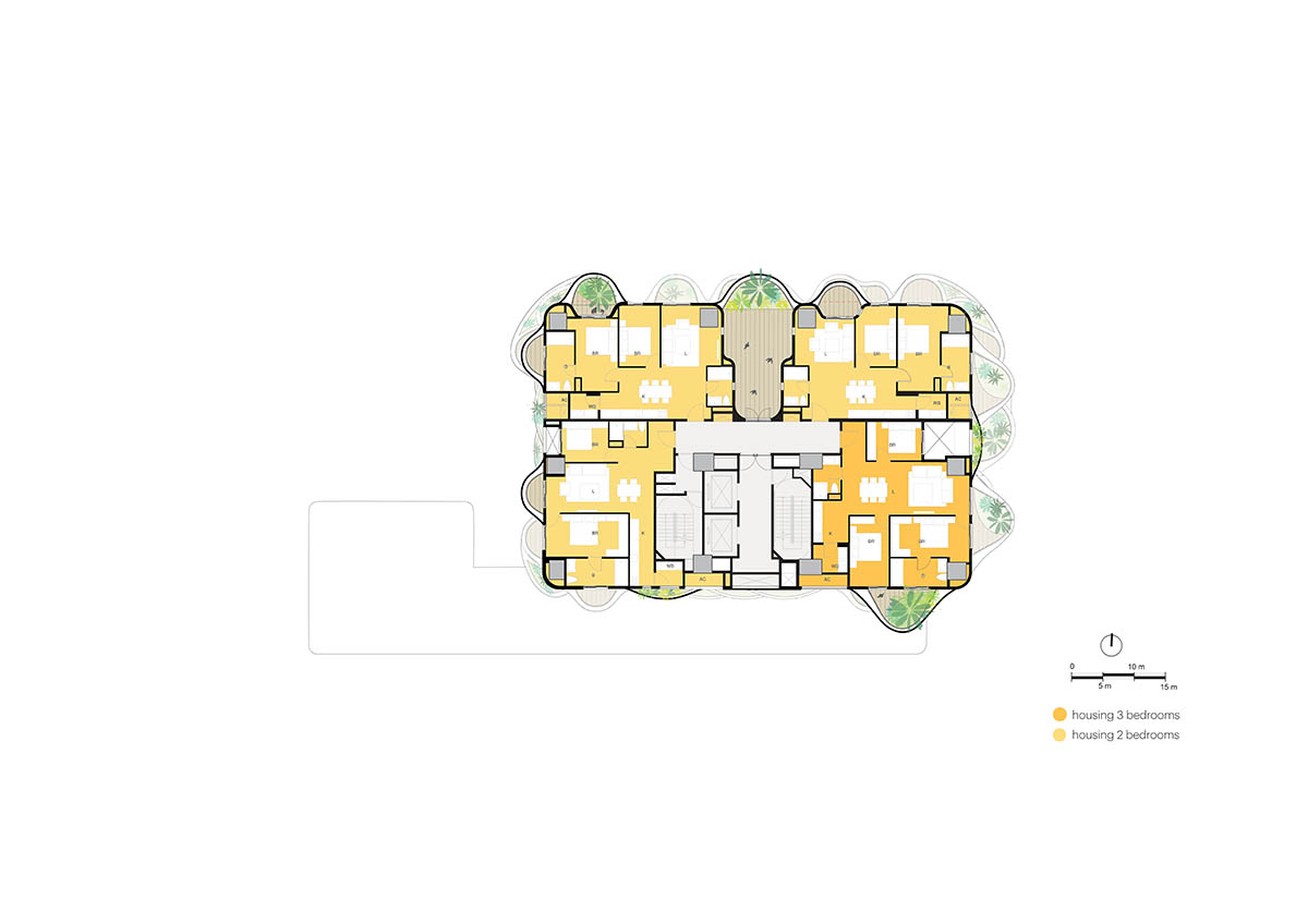 MVRDV wraps residential tower in Taiwan with shimmeric ceramic facade and soft curving balconies 