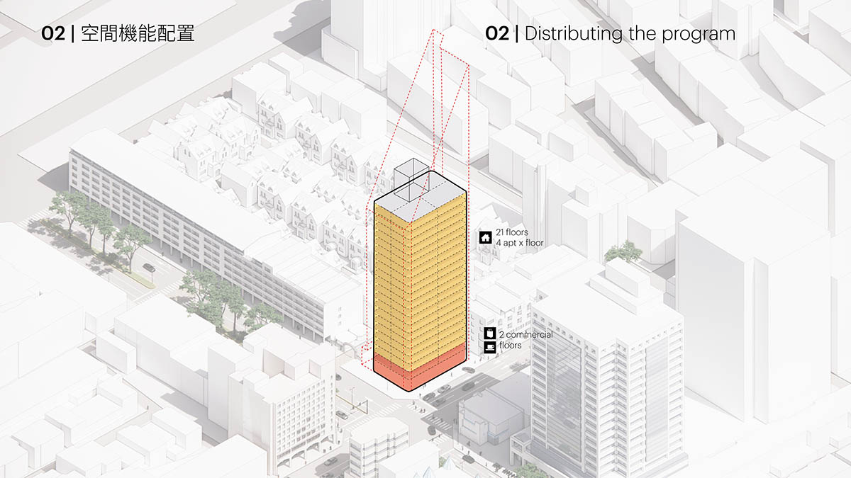 MVRDV wraps residential tower in Taiwan with shimmeric ceramic facade and soft curving balconies 