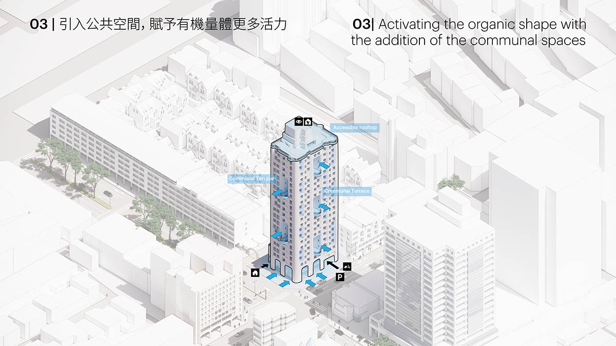 MVRDV wraps residential tower in Taiwan with shimmeric ceramic facade and soft curving balconies 