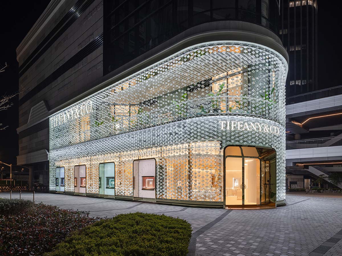 MVRDV creates glittering Tiffany & Co store featuring a diamond-studded facade in Shanghai – World Architecture Community 