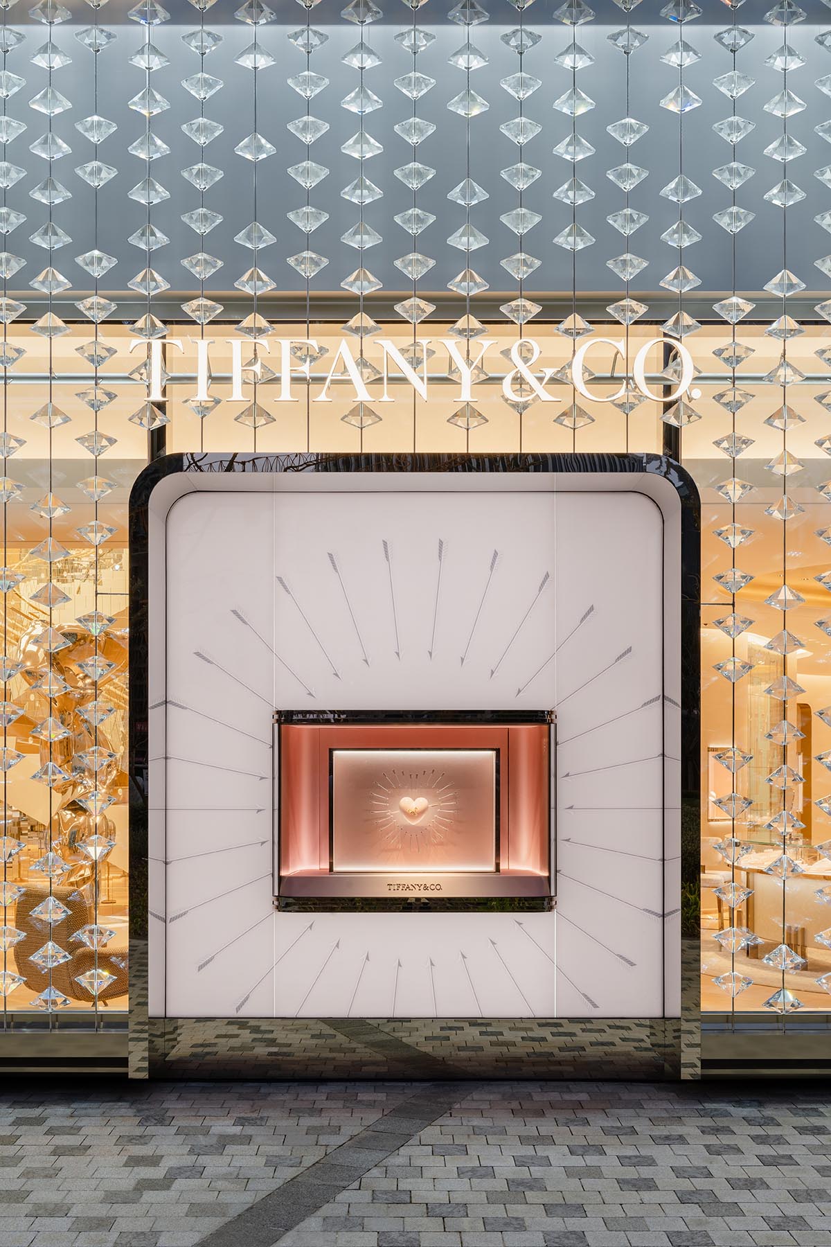 MVRDV creates glittering Tiffany & Co store featuring a diamond-studded facade in Shanghai