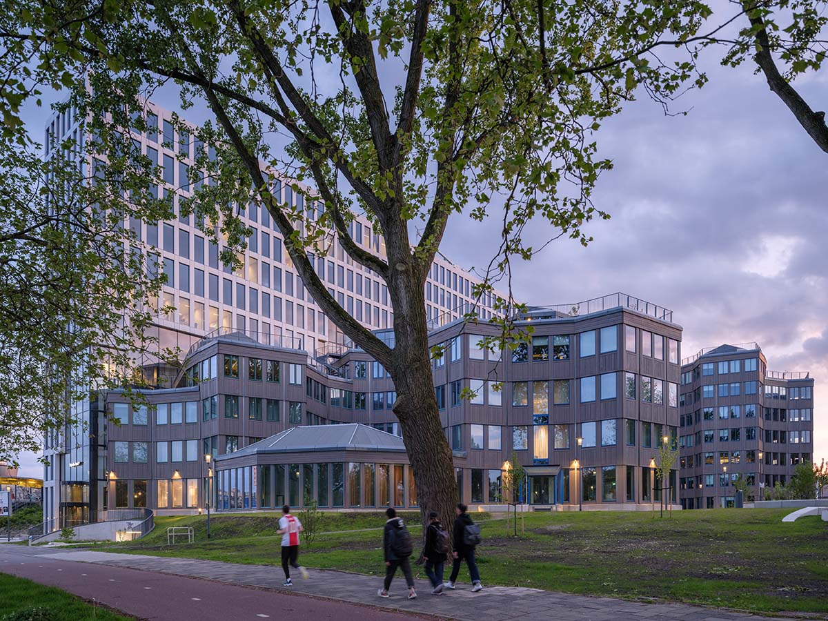 MVRDV completes the transformation of Aldo van Eyck's Tripolis Park in Amsterdam
