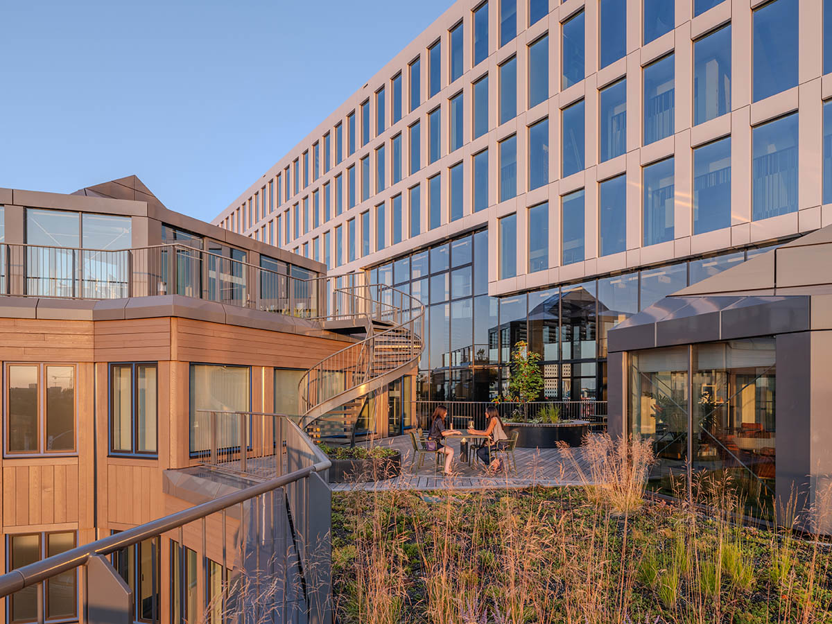 MVRDV completes the transformation of Aldo van Eyck's Tripolis Park in Amsterdam