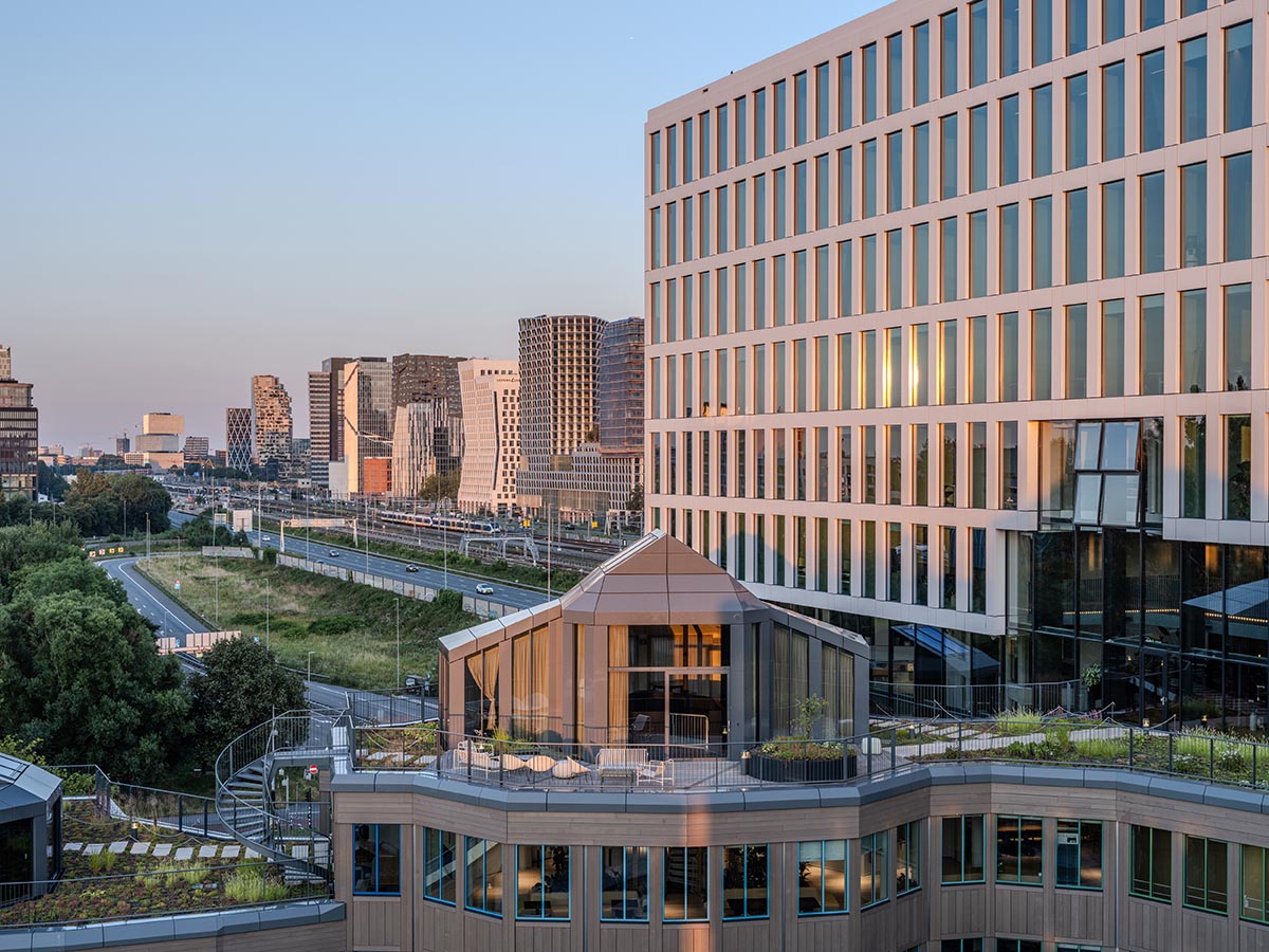 MVRDV completes the transformation of Aldo van Eyck's Tripolis Park in Amsterdam