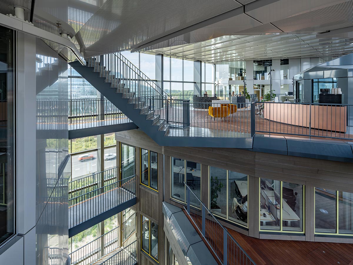 MVRDV completes the transformation of Aldo van Eyck's Tripolis Park in Amsterdam