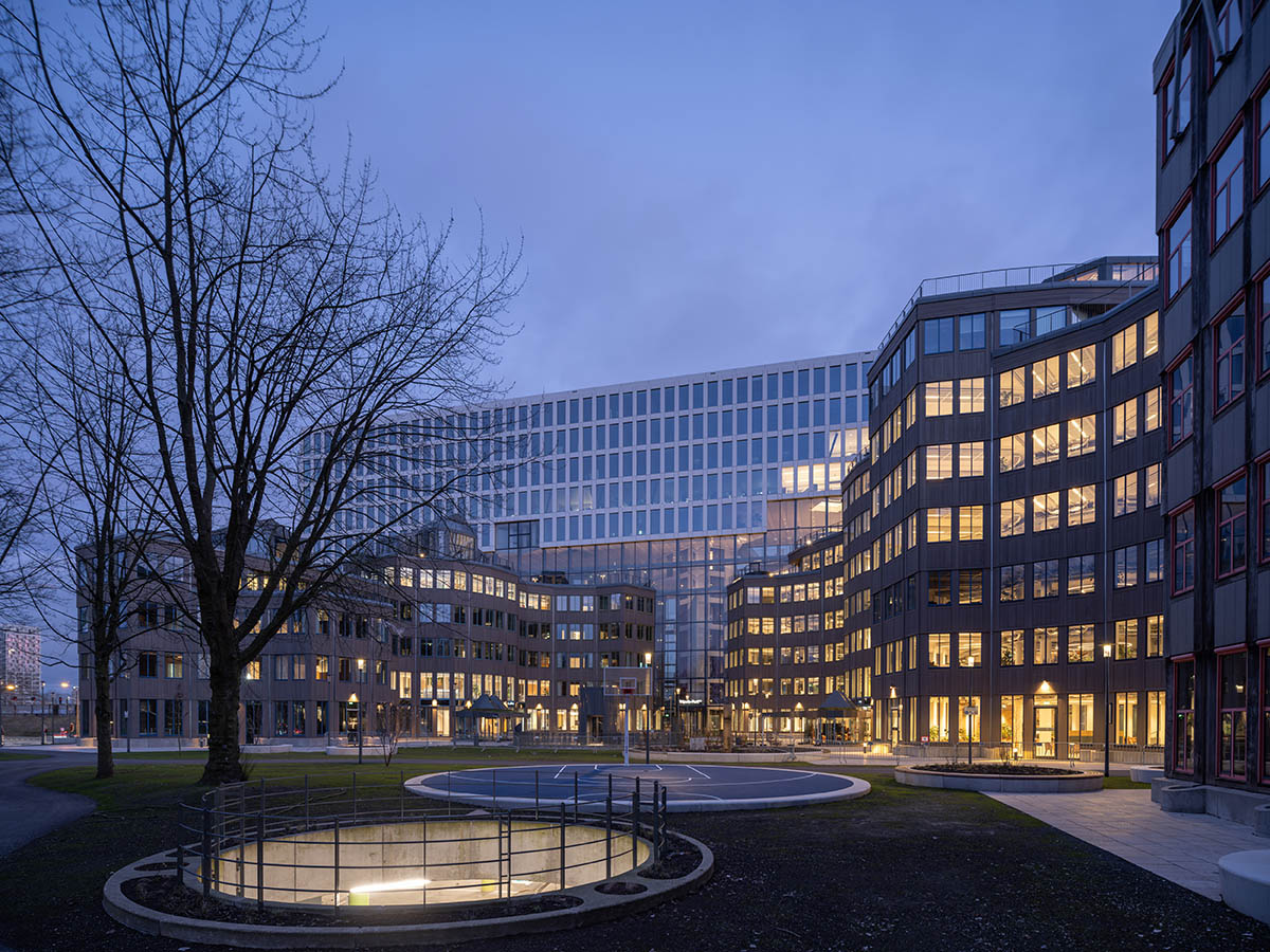 MVRDV completes the transformation of Aldo van Eyck's Tripolis Park in Amsterdam