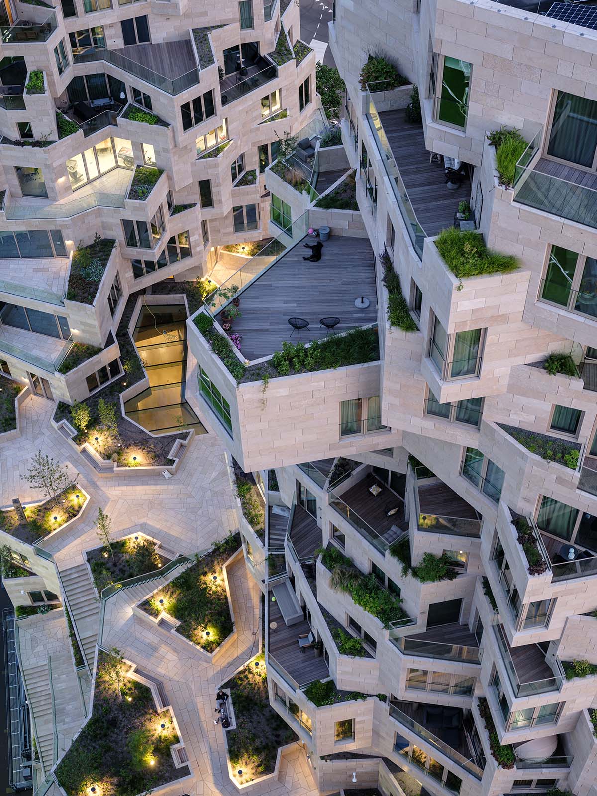 MVRDV completes geology-inspired skyscraper Valley in Amsterdam 