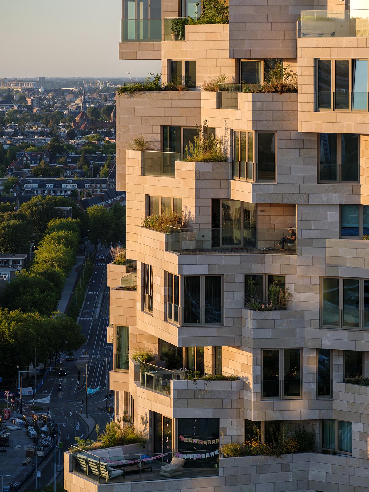 MVRDV completes geology-inspired skyscraper Valley in Amsterdam 