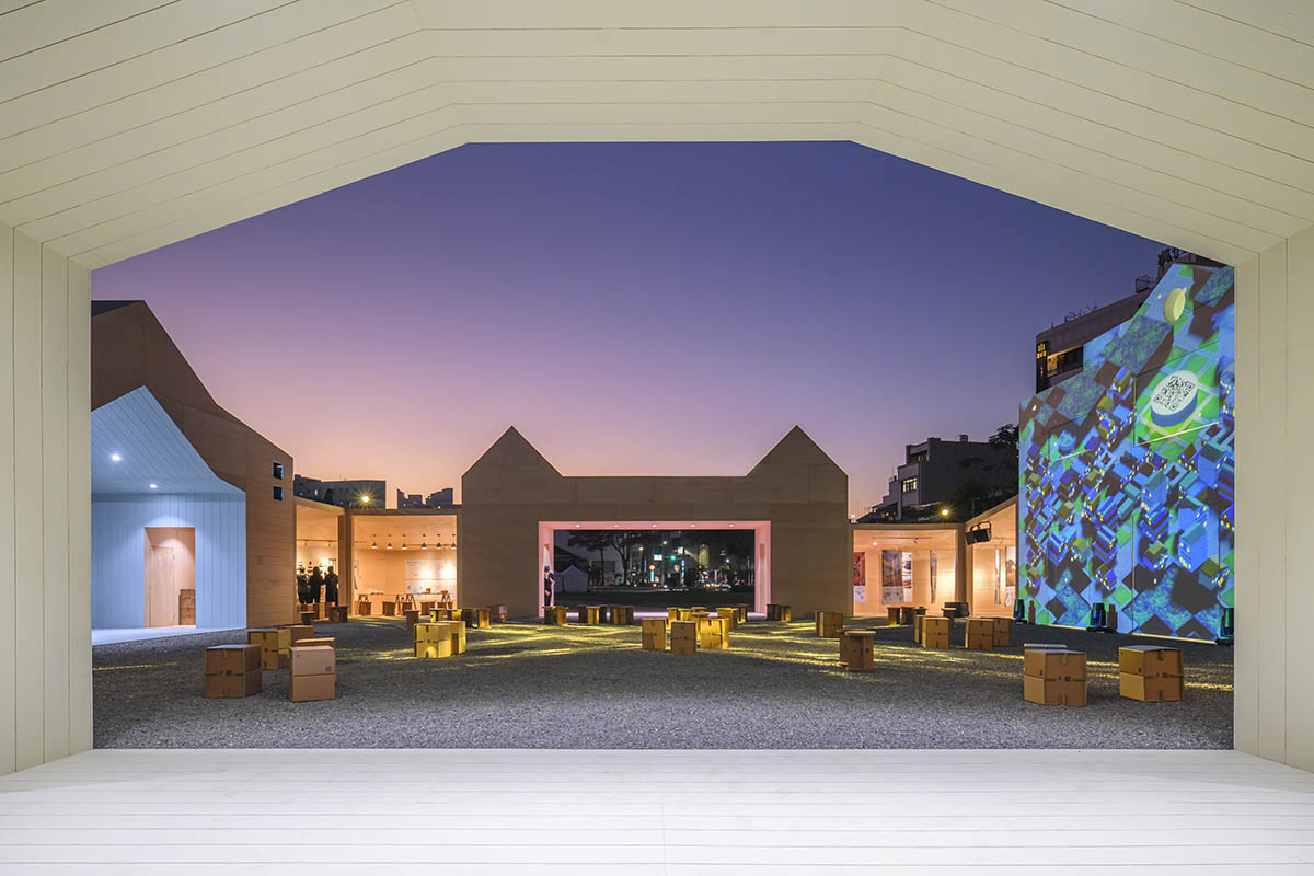 MVRDV creates a pavilion that showcases Chiayi's timber heritage 