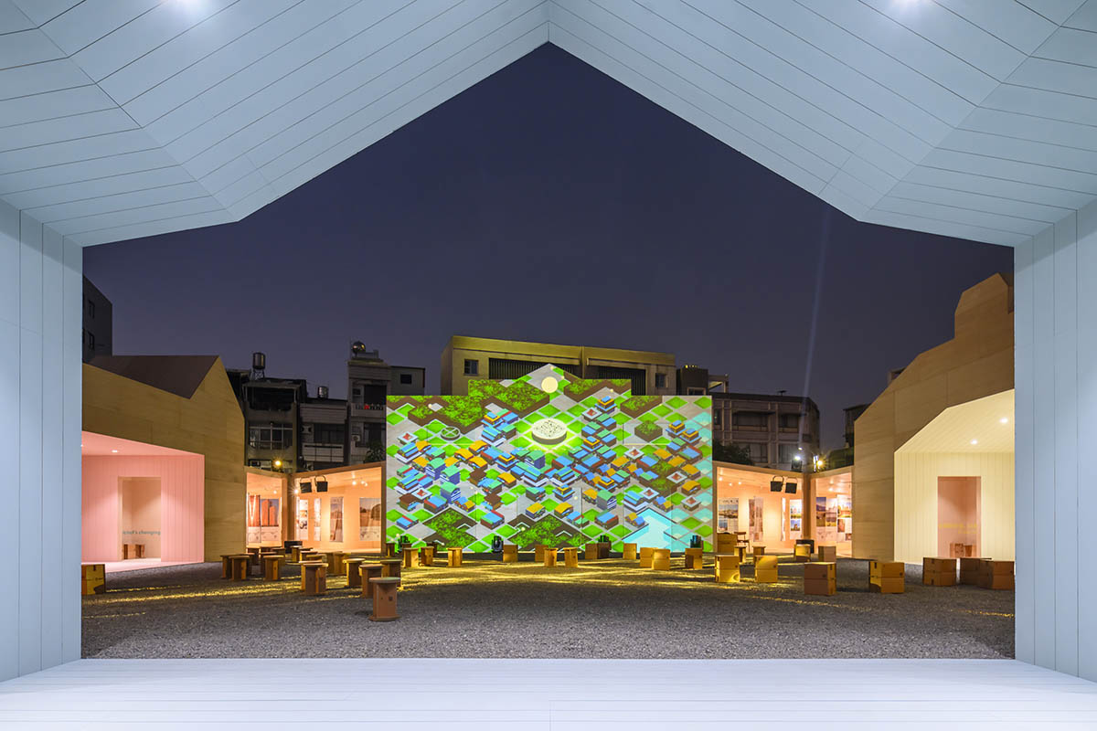 MVRDV creates a pavilion that showcases Chiayi's timber heritage 