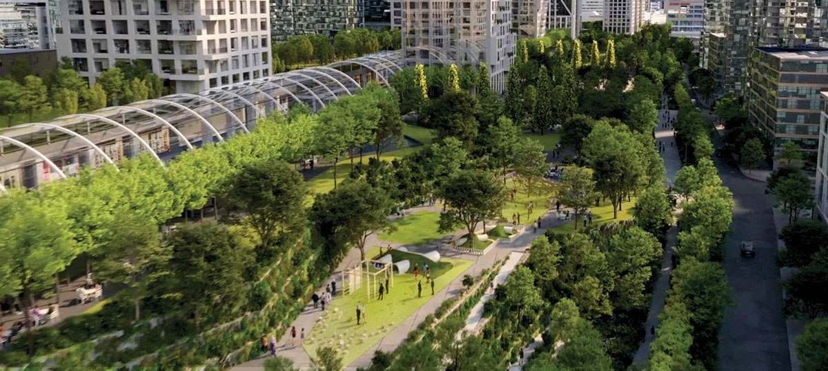 Safdie Architects reveals new mixed-use towers with elevated bridges in downtown Toronto