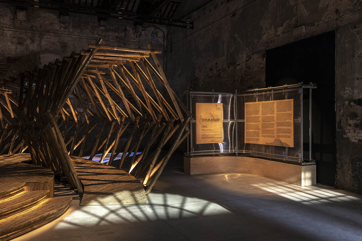 Philippines Pavilion sets a stage from modular bamboo structure for gathering and investigation  