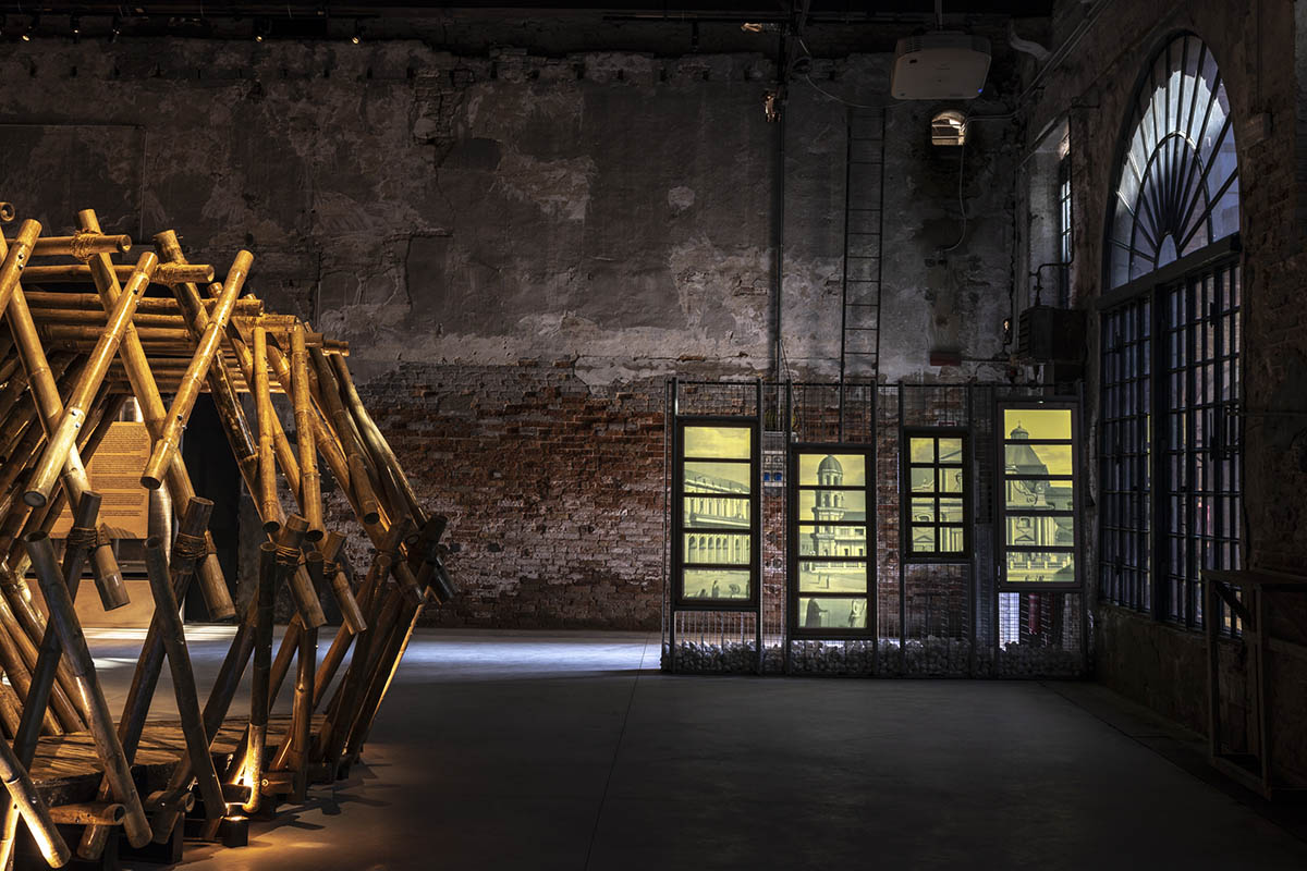 Philippines Pavilion sets a stage from modular bamboo structure for gathering and investigation  