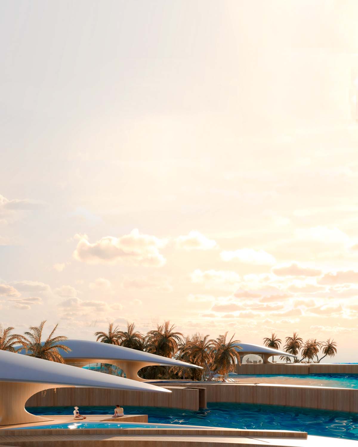 MASK Architects unveils the world&rsquo;s first hydrogen-powered luxury floating resort in Middle East