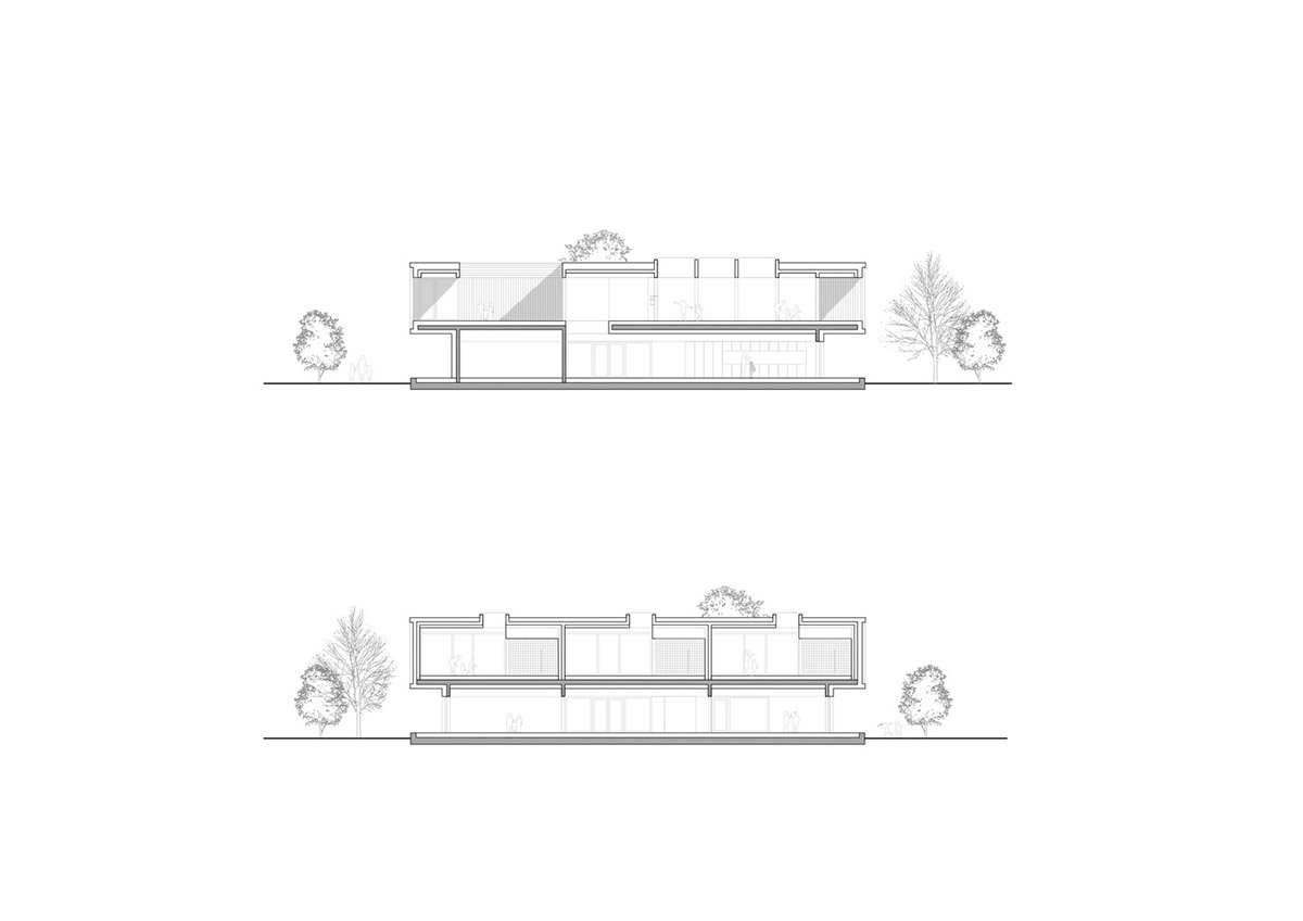 Innauer-Matt Architekten designs kindergarten with large pointed windows and wall motifs in Austria