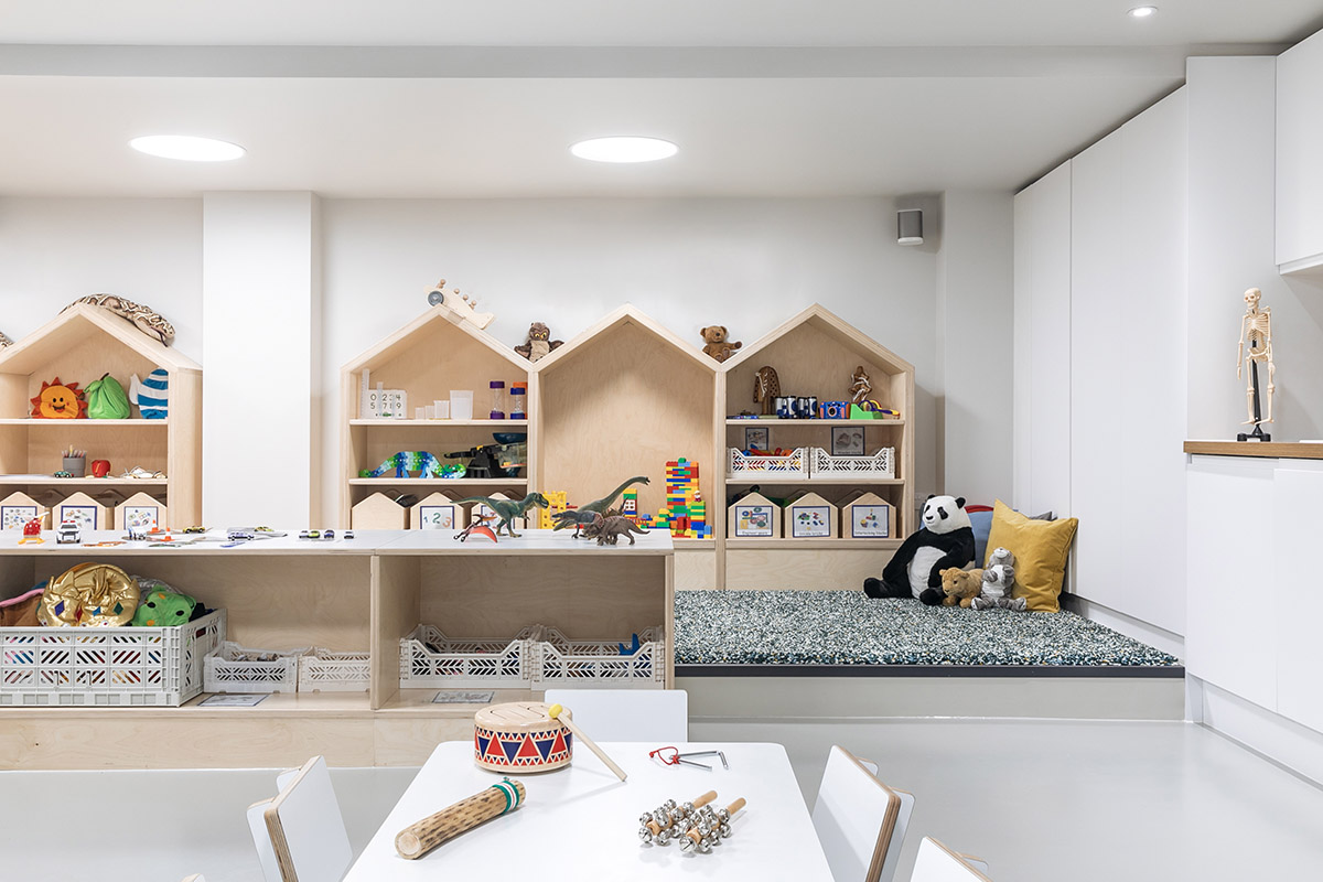 Lasso Cano's new family-friendly creative workspace features vivid colors for Second Home in London