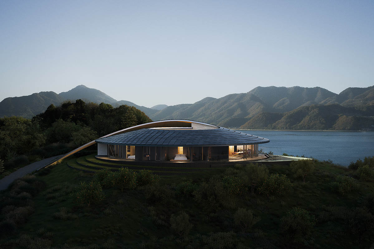 BIG unveils holiday villas merging Scandinavian and Japanese design on Sagi Island, Japan 