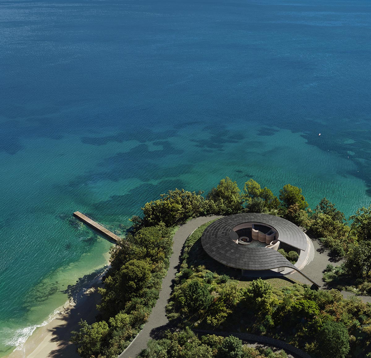 BIG unveils holiday villas merging Scandinavian and Japanese design on Sagi Island, Japan 