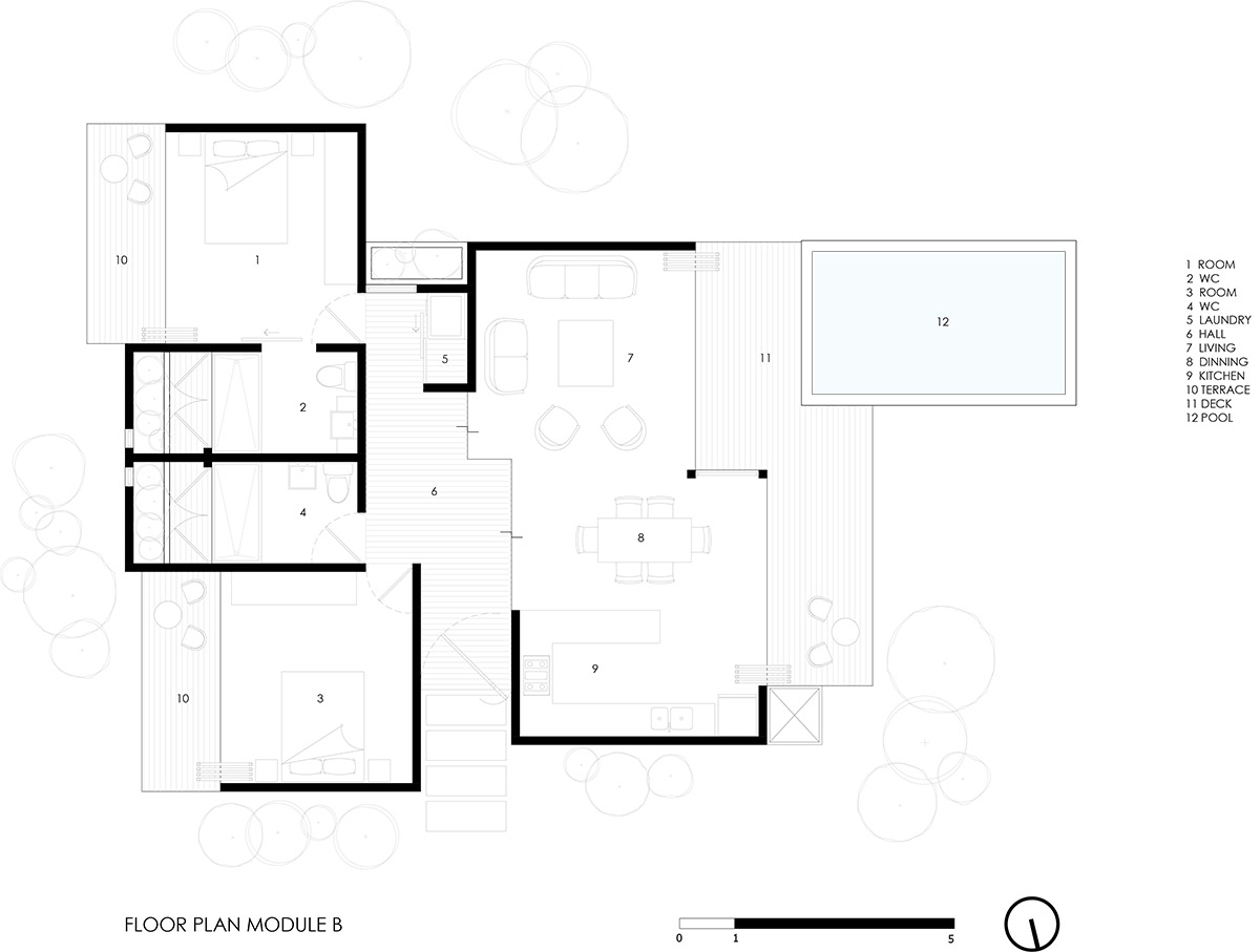 Studio Saxe’s new boutique hotel and yoga studio get lost in tropical landscape of Costa Rica