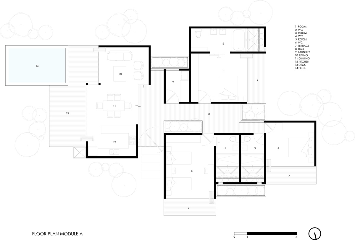 Studio Saxe’s new boutique hotel and yoga studio get lost in tropical landscape of Costa Rica