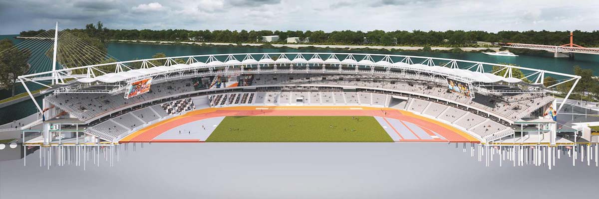 Napur Architect completes sustainable National Athletics Centre in Budapest