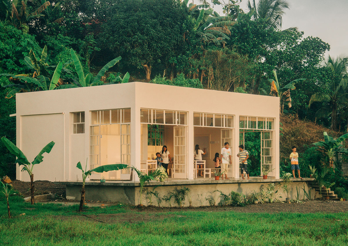 Native Narrative designed this simple and child-friendly learning center in rural Philippines