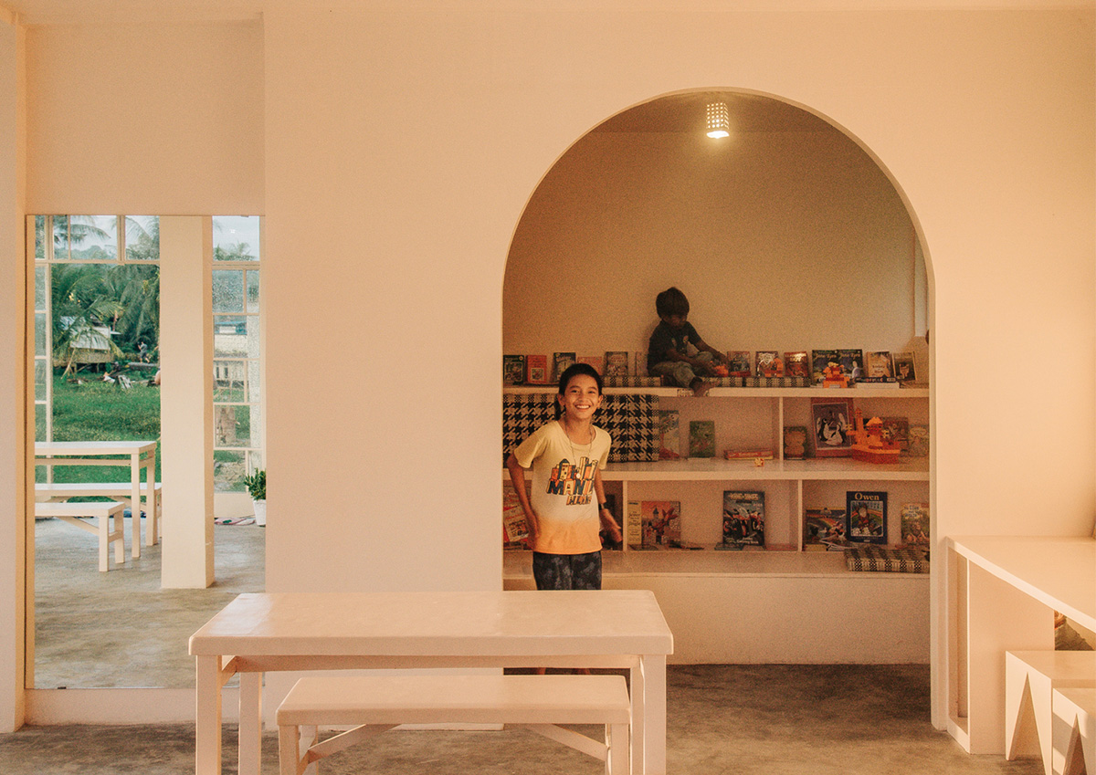 Native Narrative designed this simple and child-friendly learning center in rural Philippines