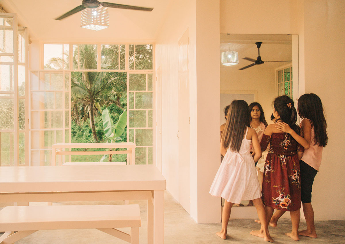 Native Narrative designed this simple and child-friendly learning center in rural Philippines