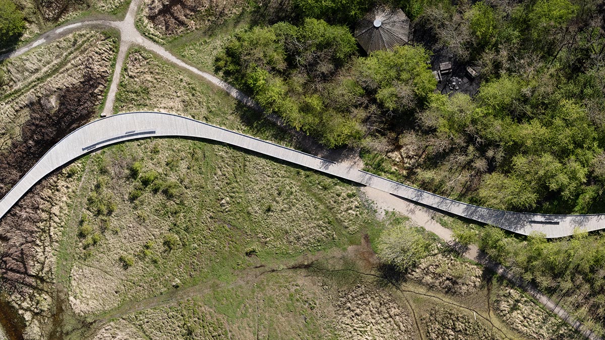 ADEPT and LYTT Architecture complete visitor points reframing largest landscape park in Copenhagen