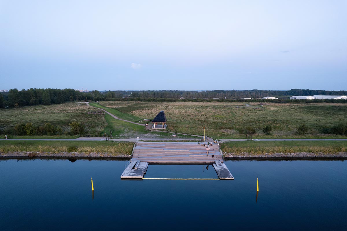 ADEPT and LYTT Architecture complete visitor points reframing largest landscape park in Copenhagen 