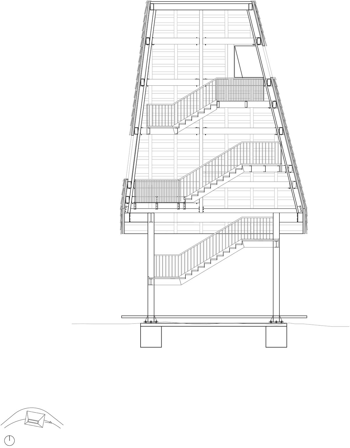 ADEPT and LYTT Architecture complete visitor points reframing largest landscape park in Copenhagen