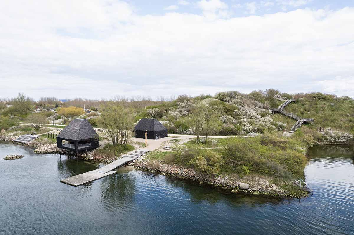 ADEPT and LYTT Architecture complete visitor points reframing largest landscape park in Copenhagen
