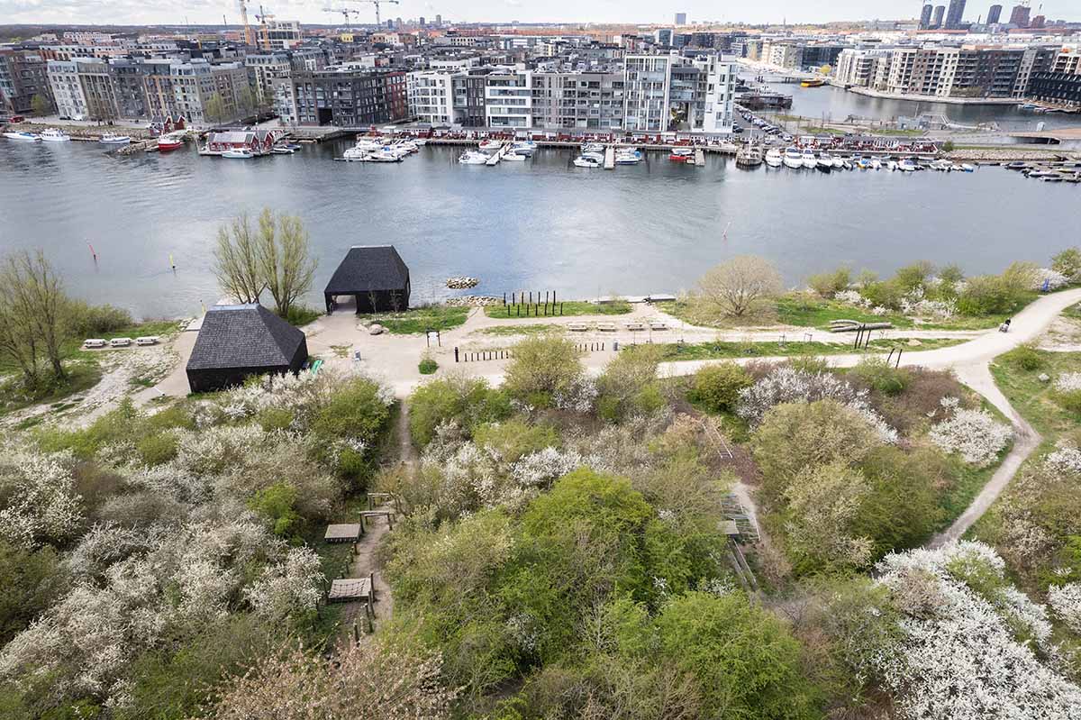 ADEPT and LYTT Architecture complete visitor points reframing largest landscape park in Copenhagen