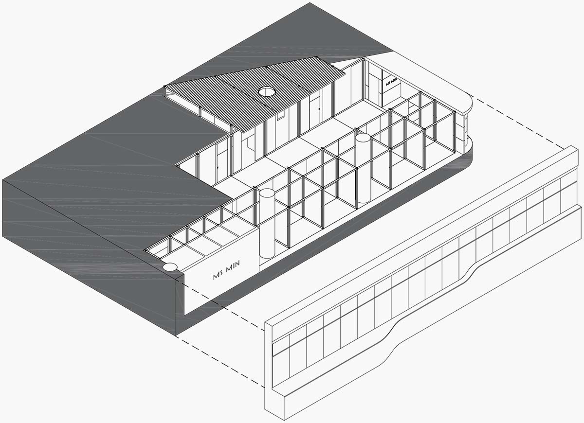 Neri&Hu adds fabric, marble and wooden panels to atelier evoking the spirit of textile-making