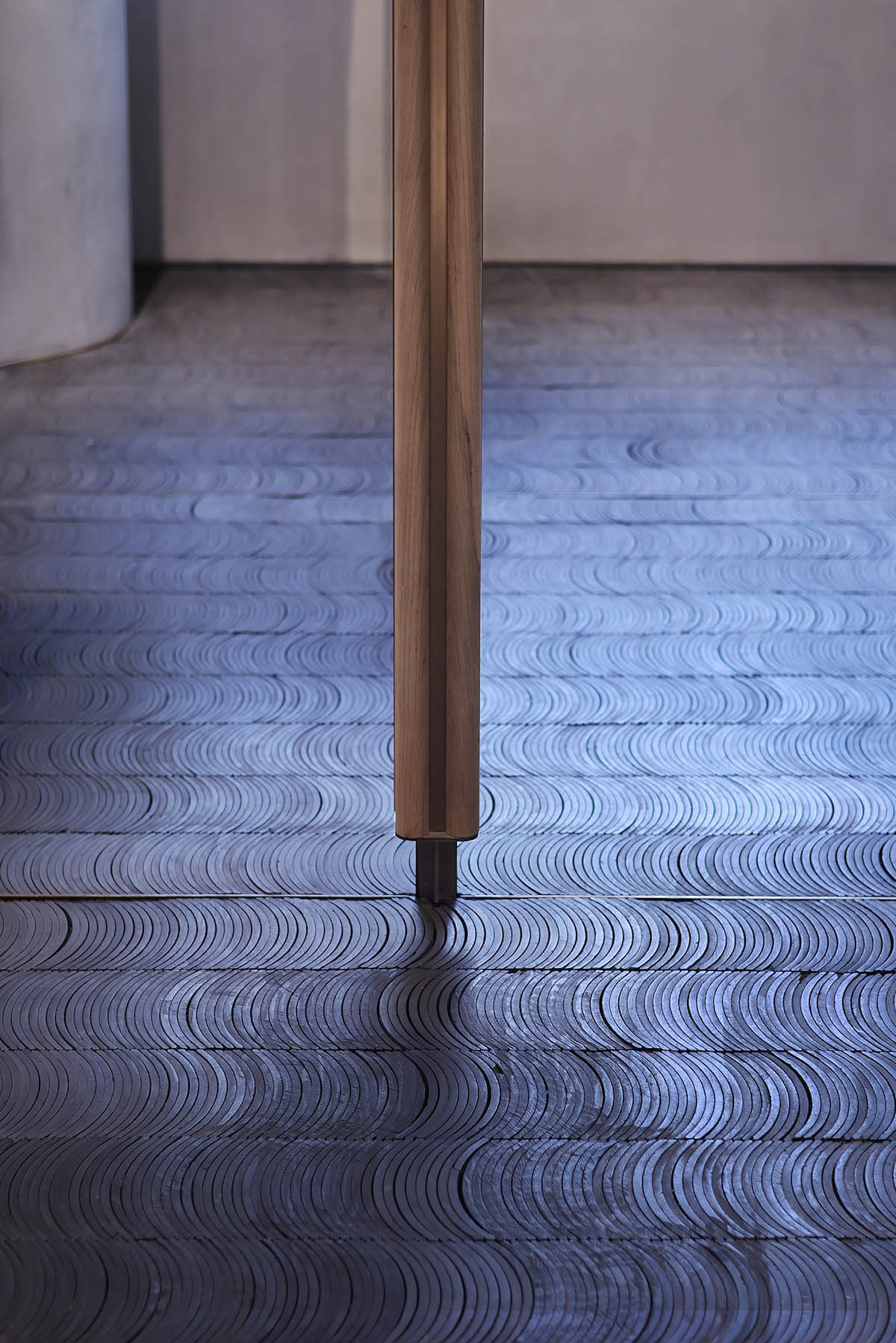 Neri&Hu adds fabric, marble and wooden panels to atelier evoking the spirit of textile-making