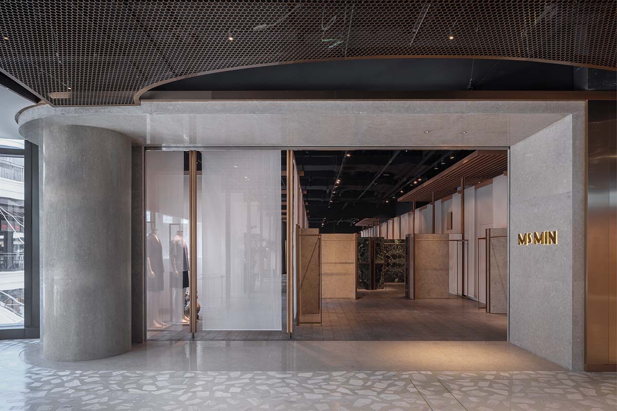 Neri&Hu adds fabric, marble and wooden panels to atelier evoking the spirit of textile-making