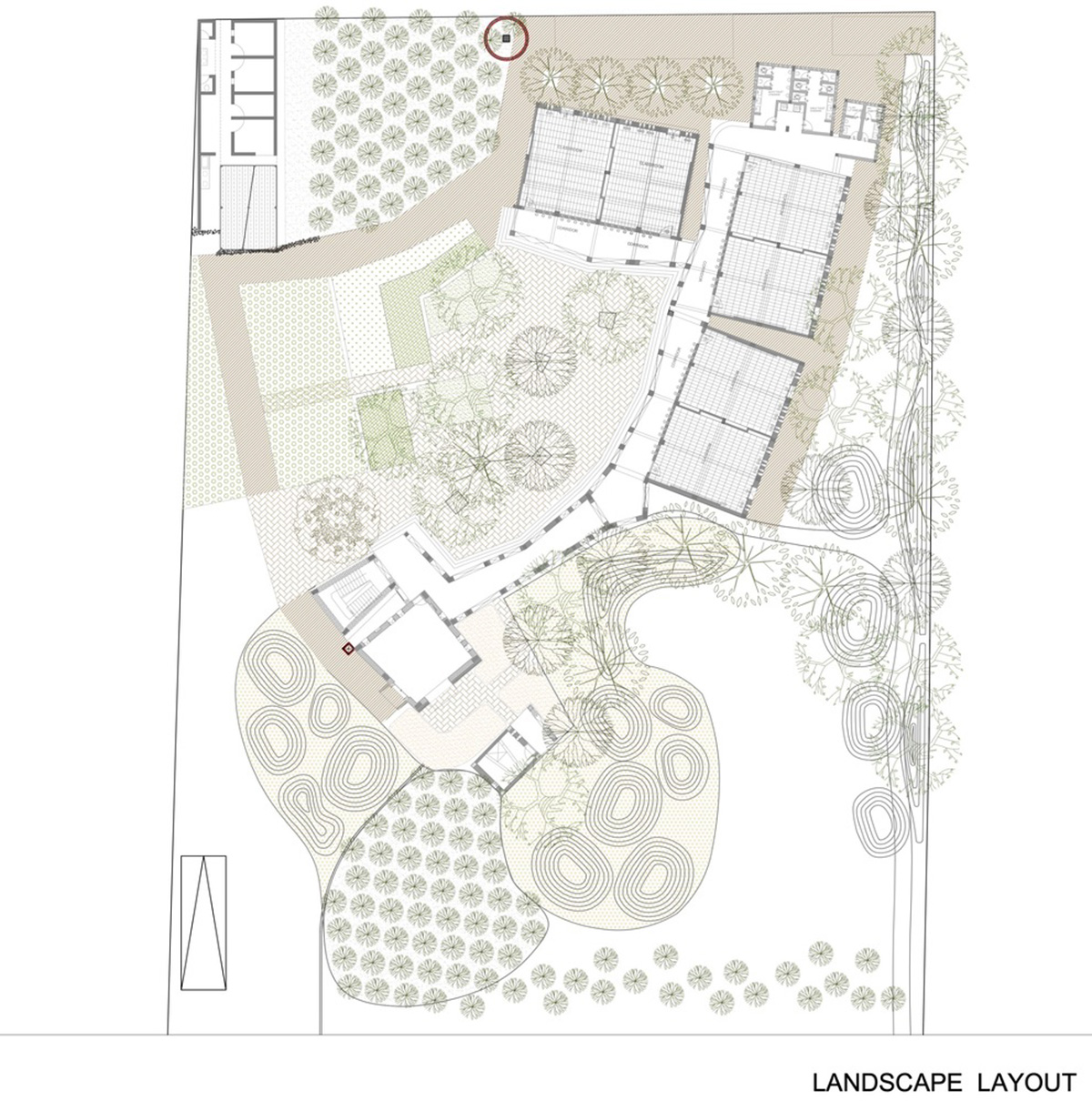 A school built from tilted brick vaults evoke a child's freedom in India