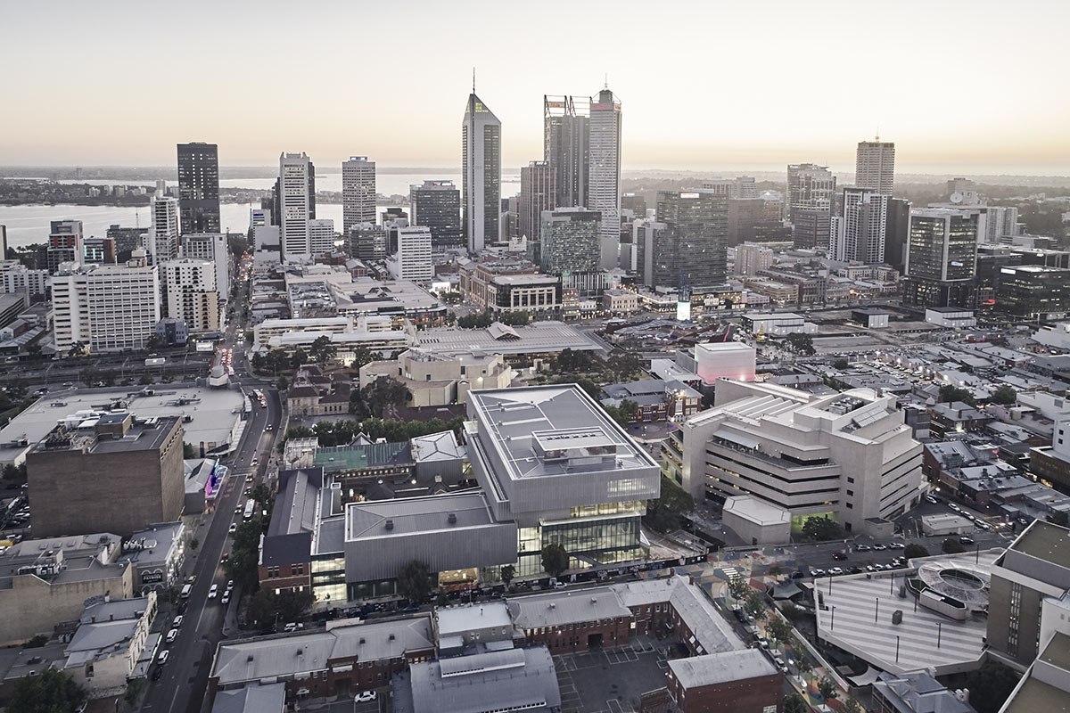 New Museum for Western Australia designed by Hassell and OMA is almost complete in Perth
