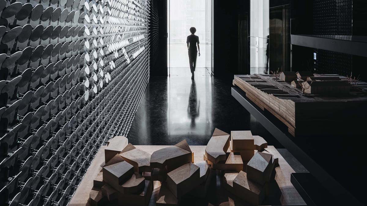 Wutopia Lab designed the first architectural model museum of China with continuous steel pipes