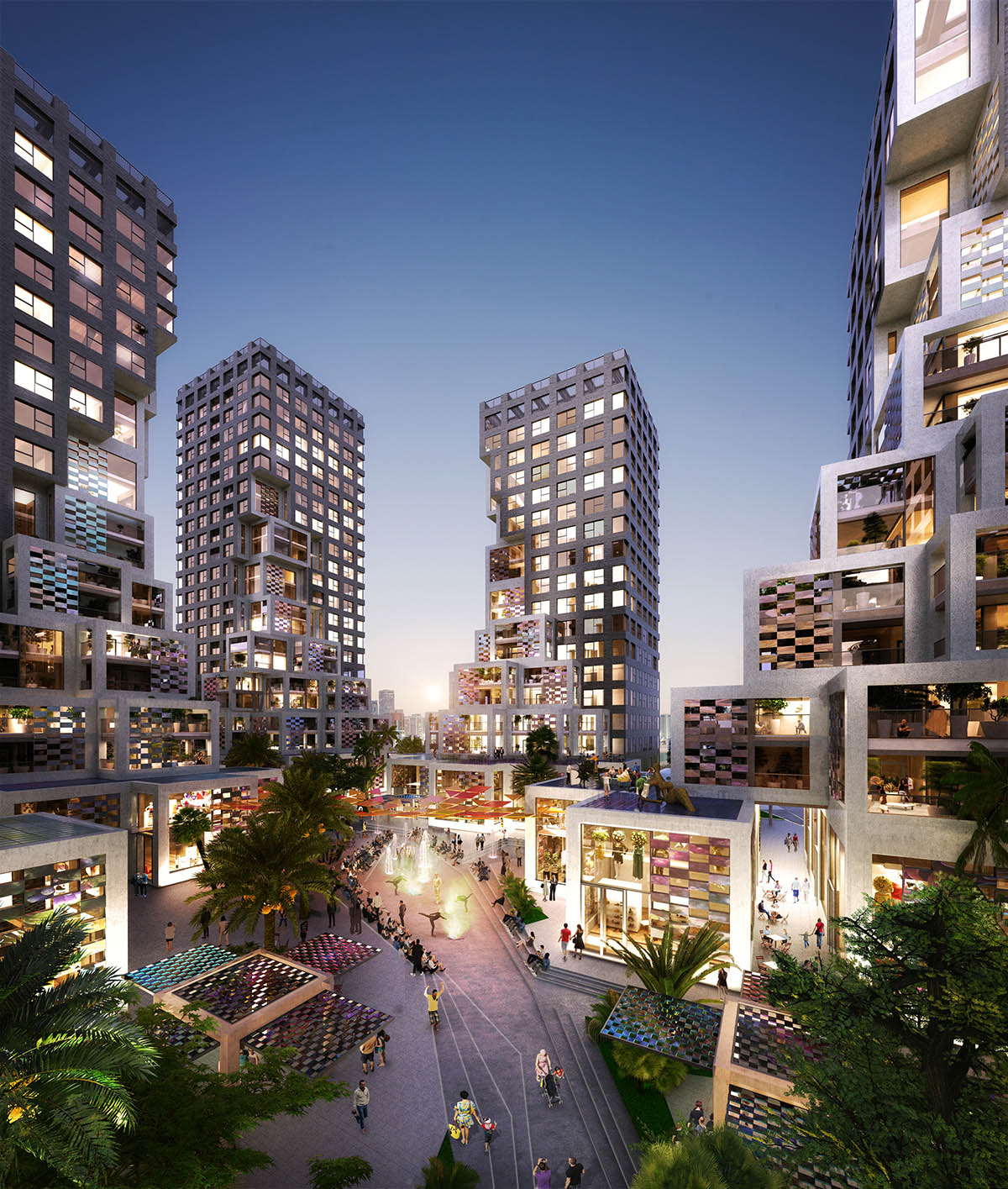 Construction work begins on MVRDV's Pixel boosting outdoor living in Abu Dhabi’s New Makers District