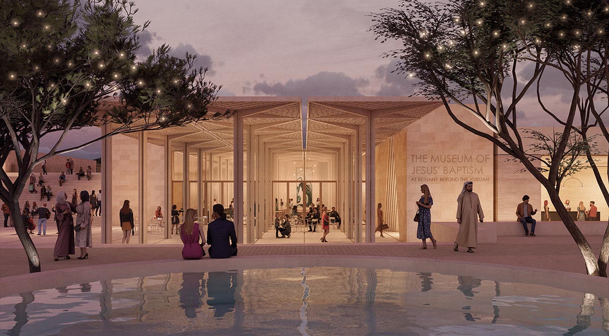 Níall McLaughlin Architects vince concorso per nuovo museo a Bethany, Giordania