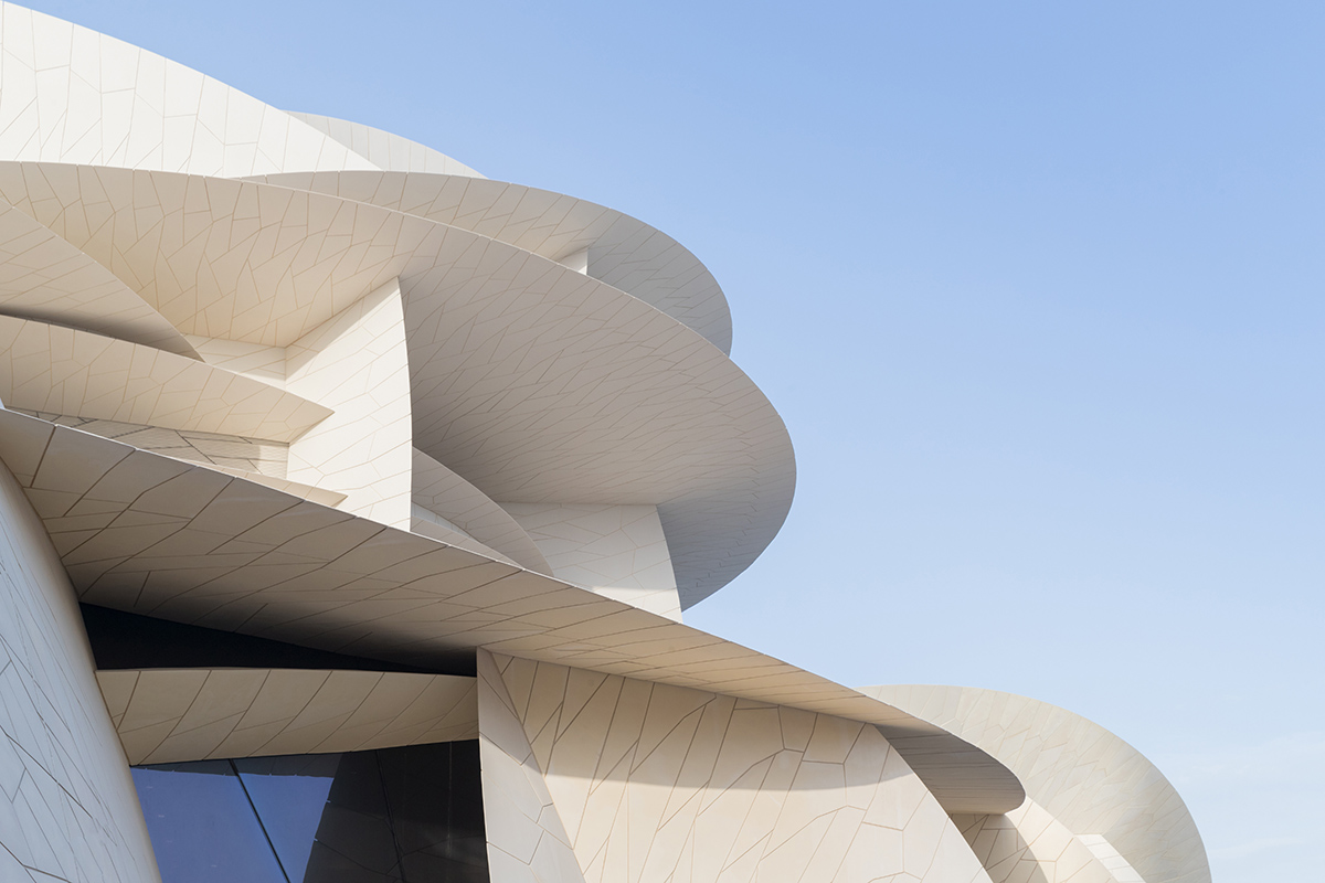 Jean Nouvel's National Museum of Qatar is set to open on March 28, 2019 in Doha desert