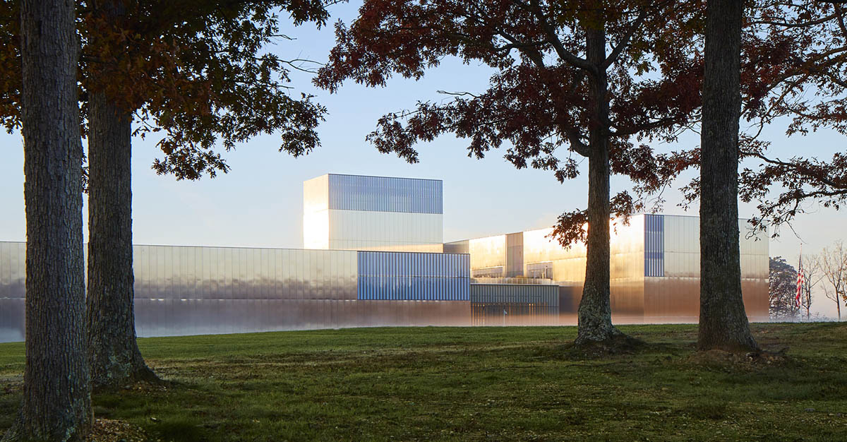 SOM clads National Museum of the United States Army with stainless steel panels in Virginia