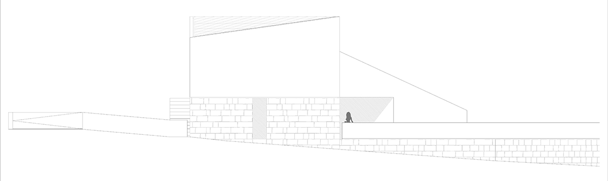 Rui Vieira Oliveira Built Multifaceted House placed atop Ancient Grape Mill In Portugal's village